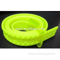 high quality well desig candy color Stereo shape adjustable silicone rubber wrist watch strap/watch belt
